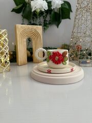 Seramik  24 K altın Dekorlu Mug